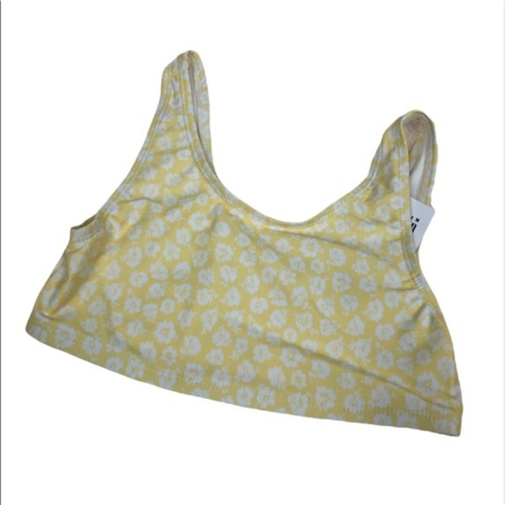 Gap Girls tank swim top NWT Small Daffodil yellow